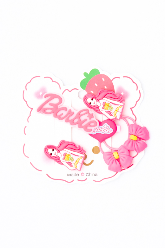 Набір дитячих заколок та резинок для волосся 